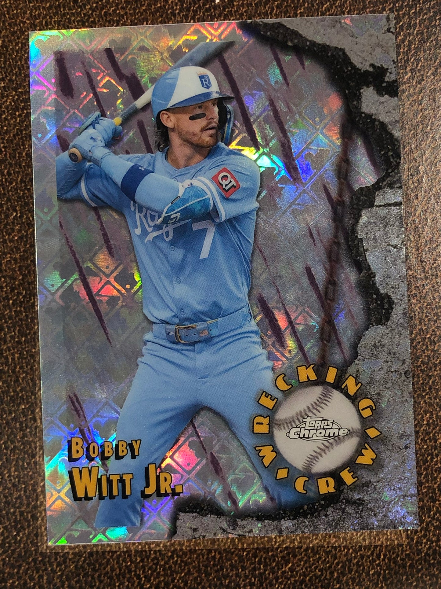 Bobby Witt Jr. - 2026 Topps Chrome Logofractor - Wrecking Crew - Royals