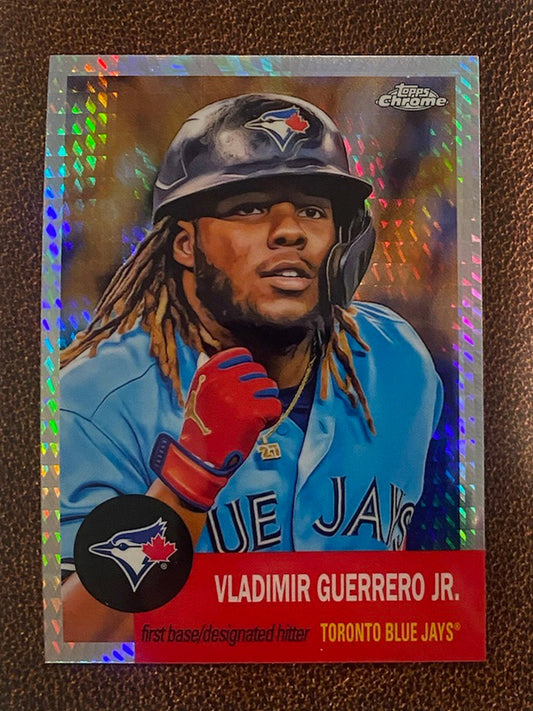 Vladimir Guerrero Jr. - 2022 Topps Chrome Platinum Anniversary - Prism Refractor - Blue Jays