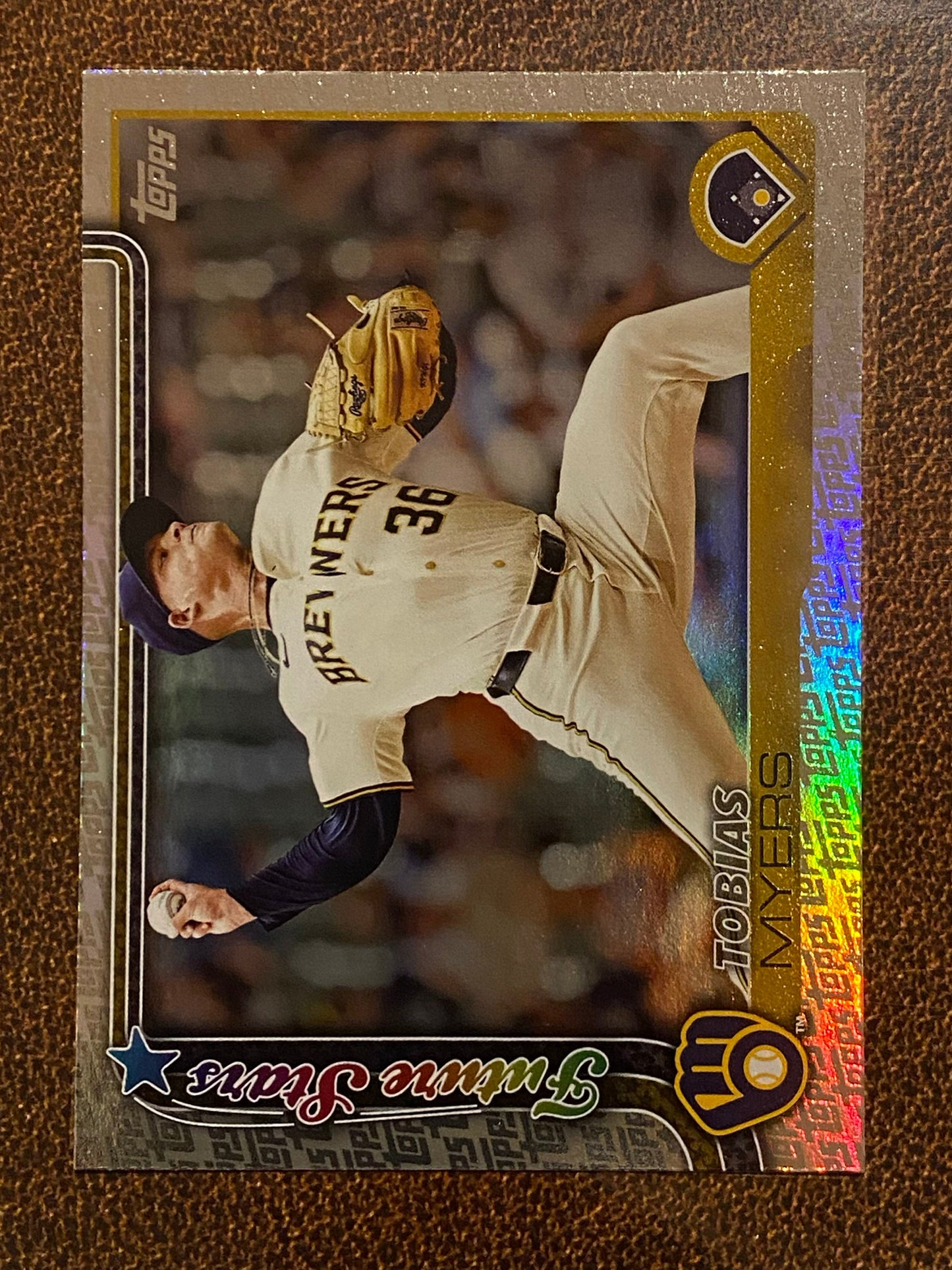 Tobias Myers - 2025 Topps Series 2 - Fanatics Exclusive Topps Foil Border - Brewers
