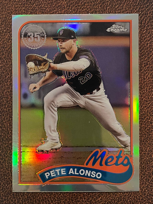 Pete Alonso - 2024 Topps Chrome - 1989 Refractor - Mets