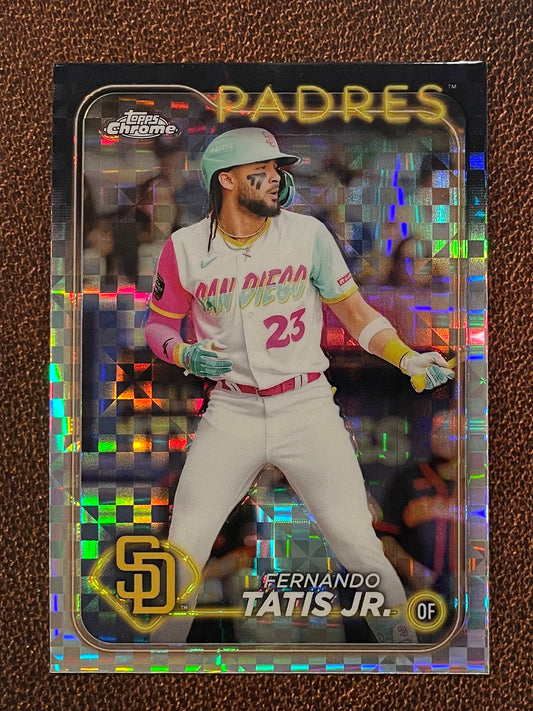 Fernando Tatis Jr. - 2024 Topps Chrome - XFractor - Padres