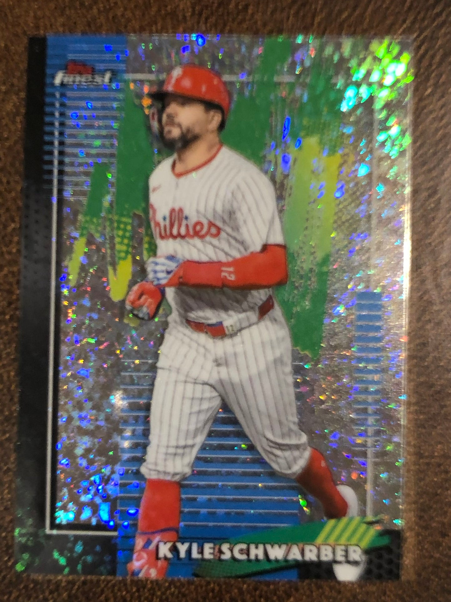 Kyle Schwarber - 2026 Topps Finest - Common Mini Diamond - Phillies