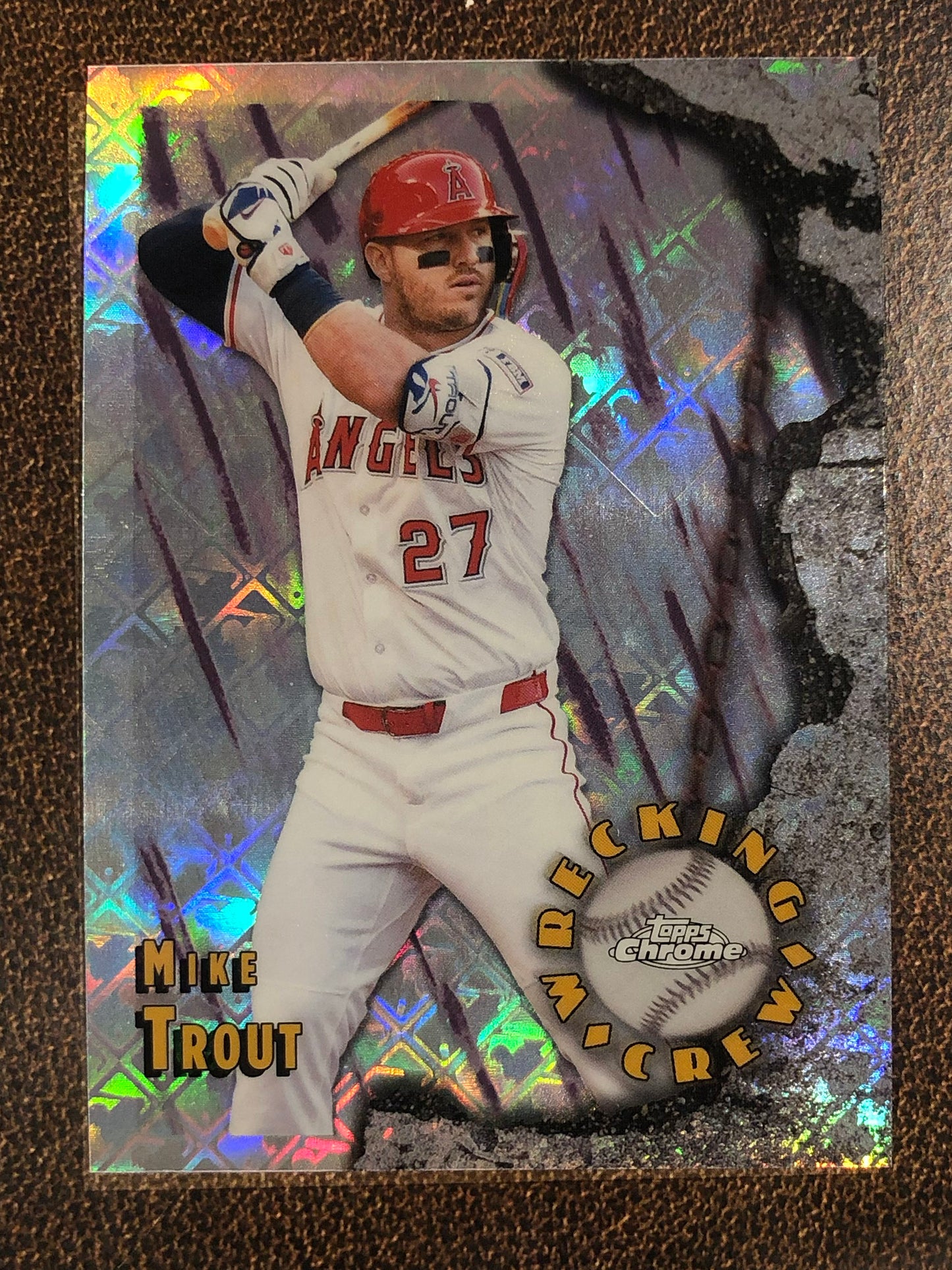 Mike Trout - 2026 Topps Chrome Logofractor - Wrecking Crew - Angels