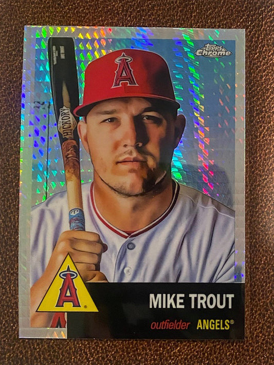Mike Trout - 2022 Topps Chrome Platinum Anniversary - Prism Refractor - Angels