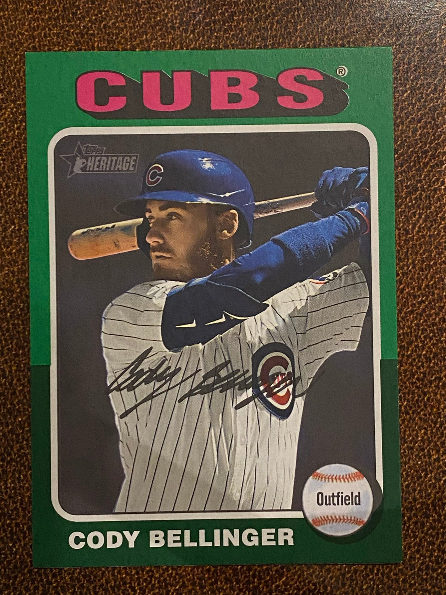 Cody Bellinger - 2024 Topps Heritage High Number - Green Border - Cubs