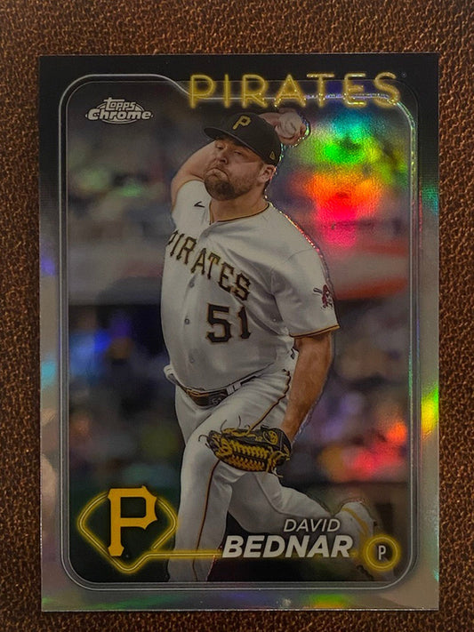 David Bednar - 2024 Topps Chrome - Refractor - Pirates