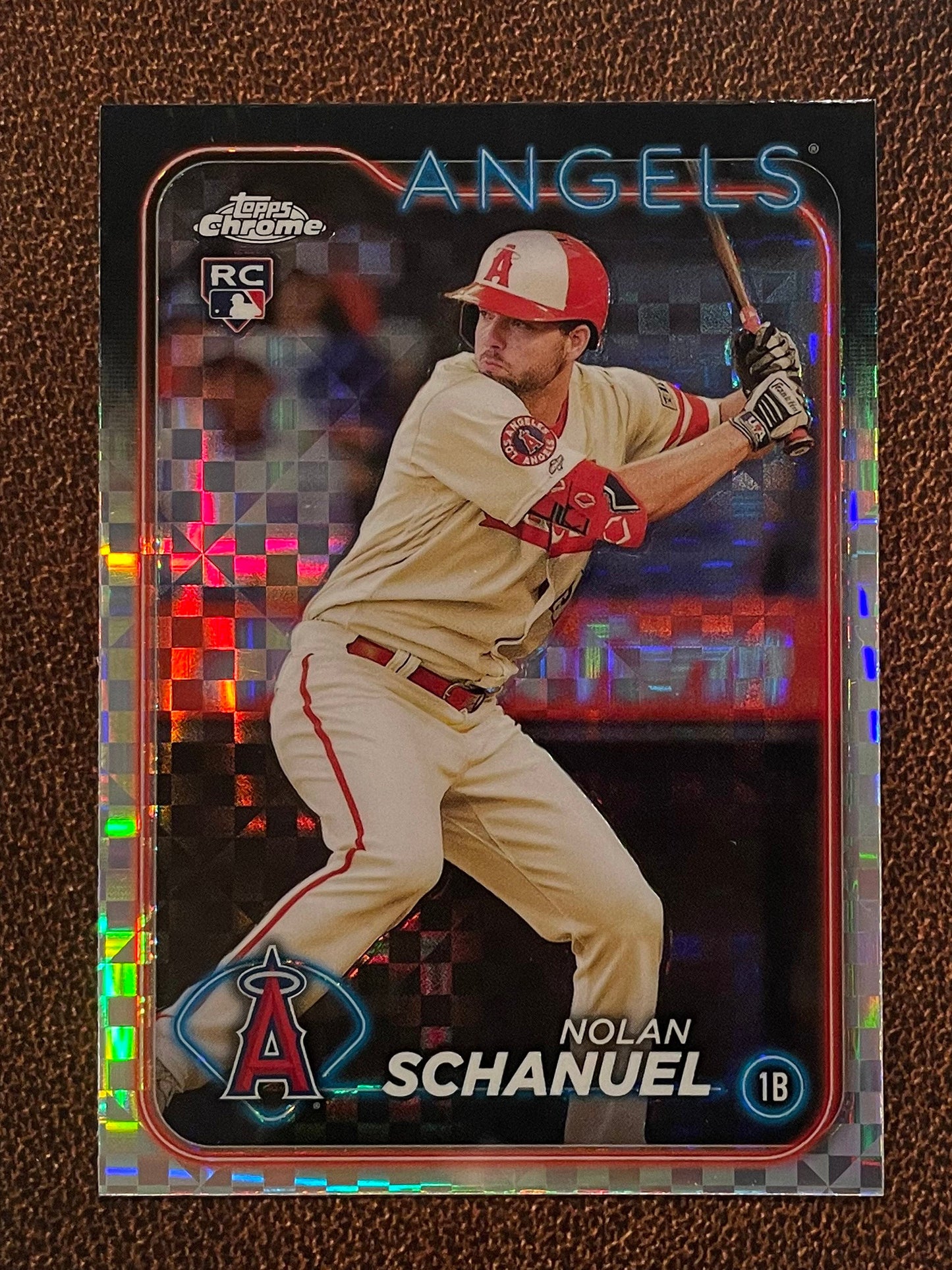 Nolan Schanuel - 2024 Topps Chrome - XFractor - Angels