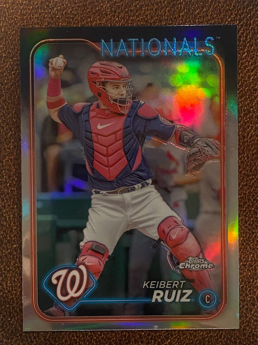 Keibert Ruiz - 2024 Topps Chrome - Refractor - Nationals