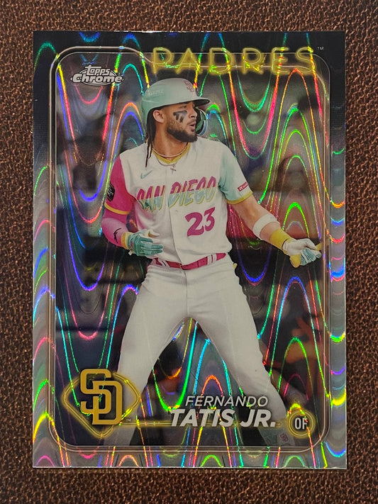 Fernando Tatis Jr. - 2024 Topps Chrome - Raywave Refractor - Padres