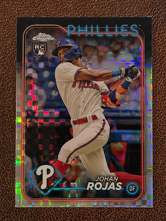 Johan Rojas - 2024 Topps Chrome - XFractor - Phillies