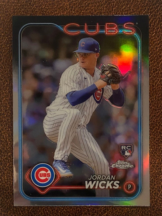 Jordan Wicks - 2024 Topps Chrome - Refractor - Cubs