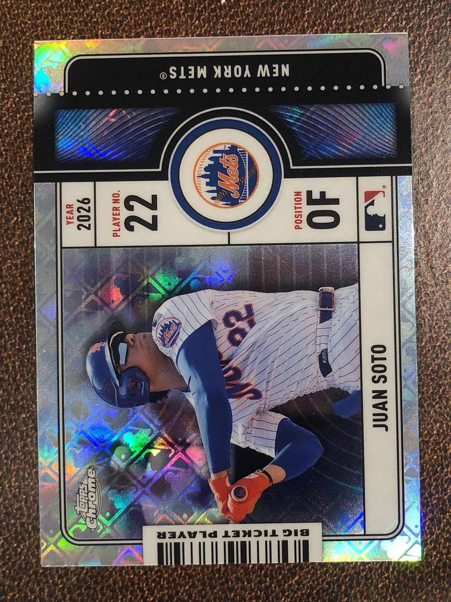 Juan Soto - 2026 Topps Chrome Logofractor - Big Ticket Player - Mets
