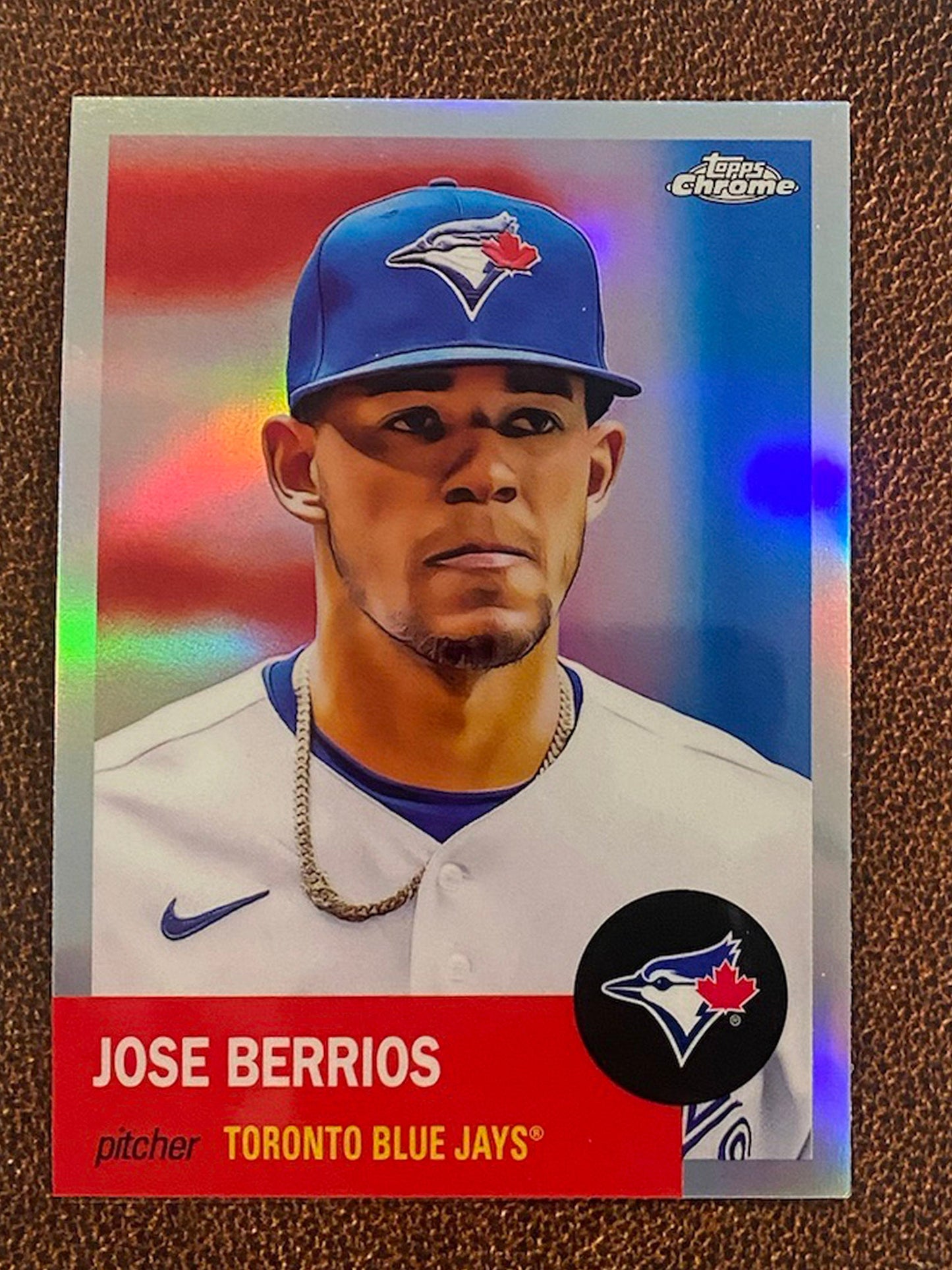 Jose Berrios - 2022 Topps Chrome Platinum Anniversary - Refractor - Blue Jays