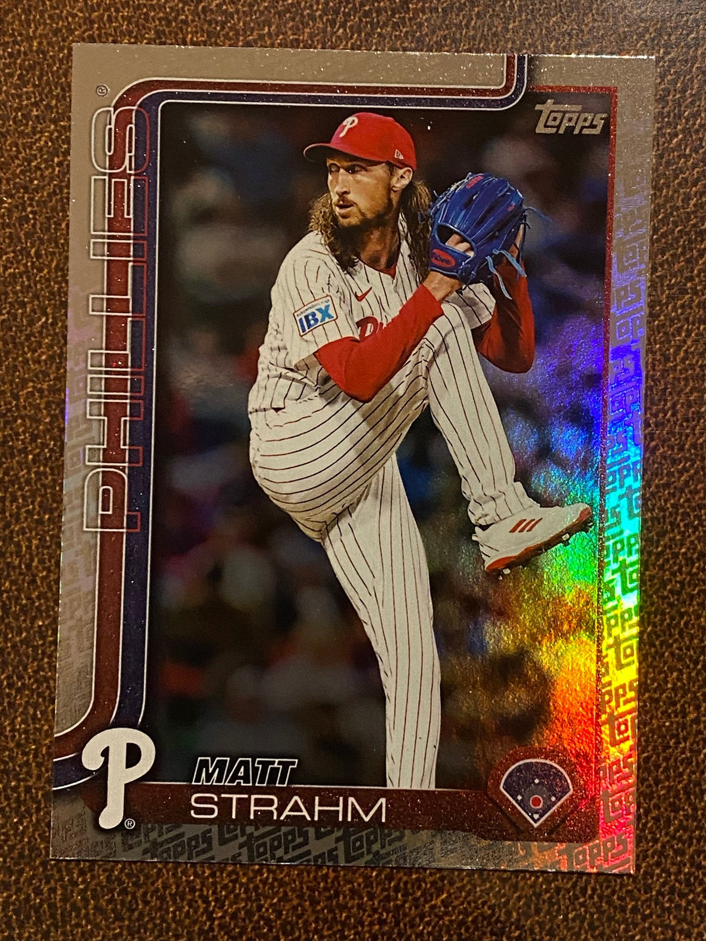 Matt Strahm - 2025 Topps Series 2 - Fanatics Exclusive Topps Foil Border - Phillies