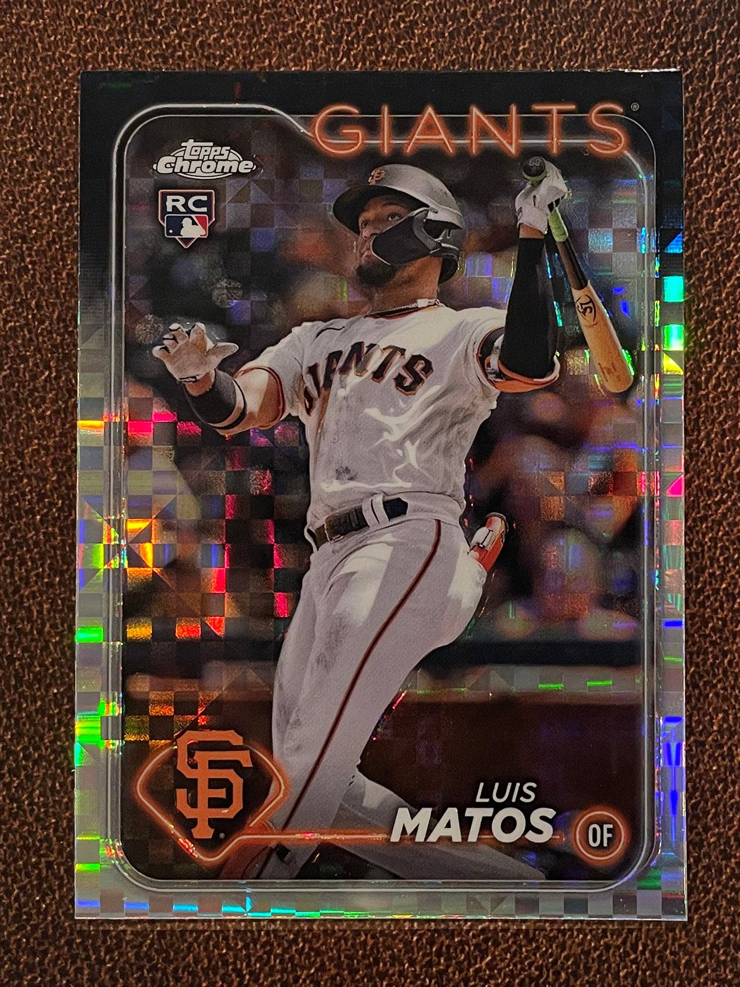 Luis Matos - 2024 Topps Chrome - XFractor - Giants