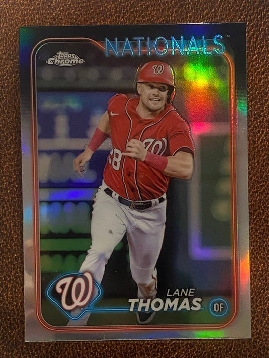 Lane Thomas - 2024 Topps Chrome - Refractor - Nationals