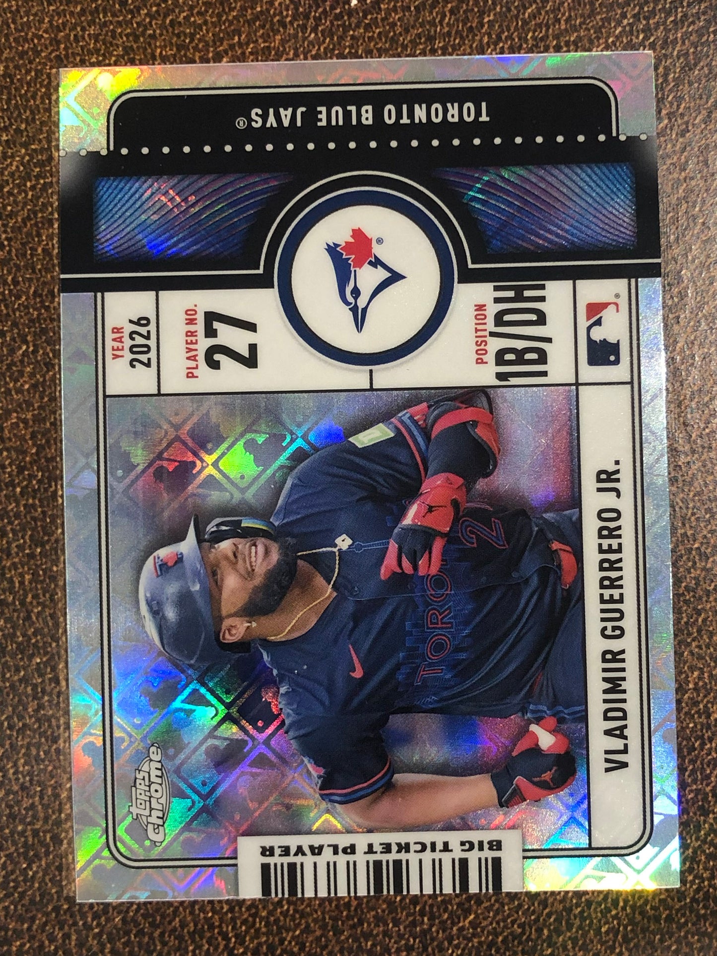 Vladimir Guerrero Jr. - 2026 Topps Chrome Logofractor - Big Ticket Player - Blue Jays