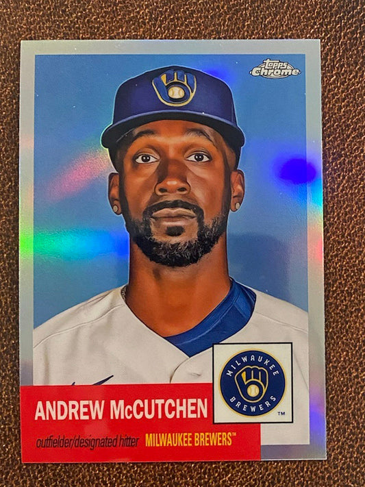 Andrew McCutchen - 2022 Topps Chrome Platinum Anniversary - Refractor - Brewers