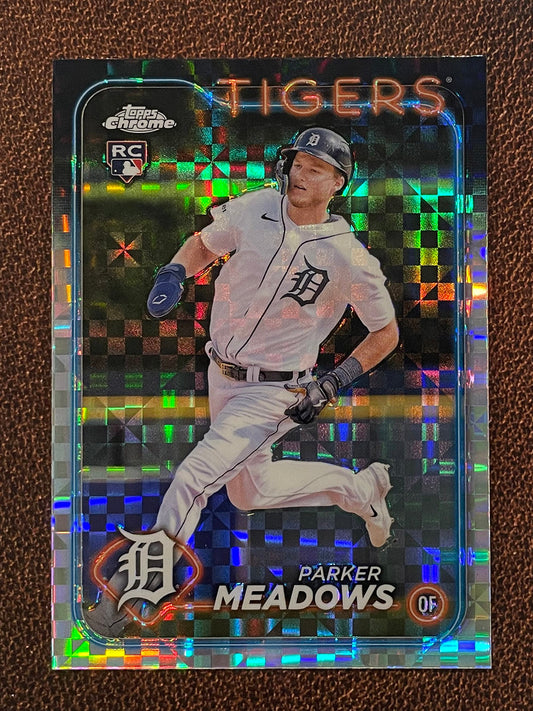 Parker Meadows - 2024 Topps Chrome - XFractor - Tigers