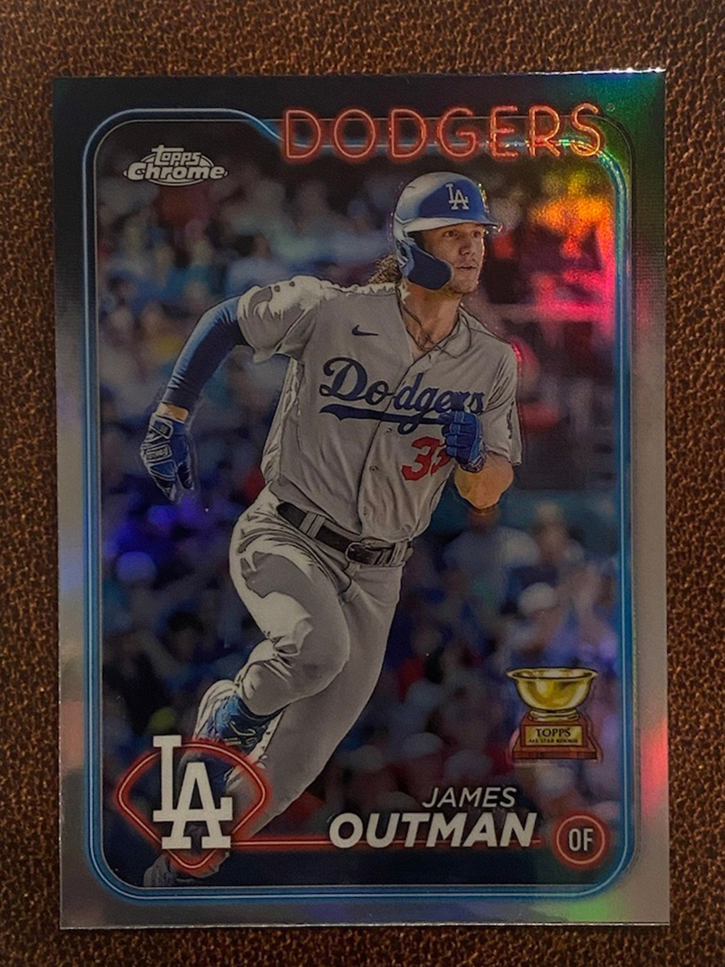 James Outman - 2024 Topps Chrome - Refractor - Dodgers