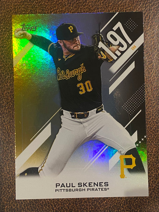 Paul Skenes - 2026 Topps Series 2 - Crooked Numbers - Pirates
