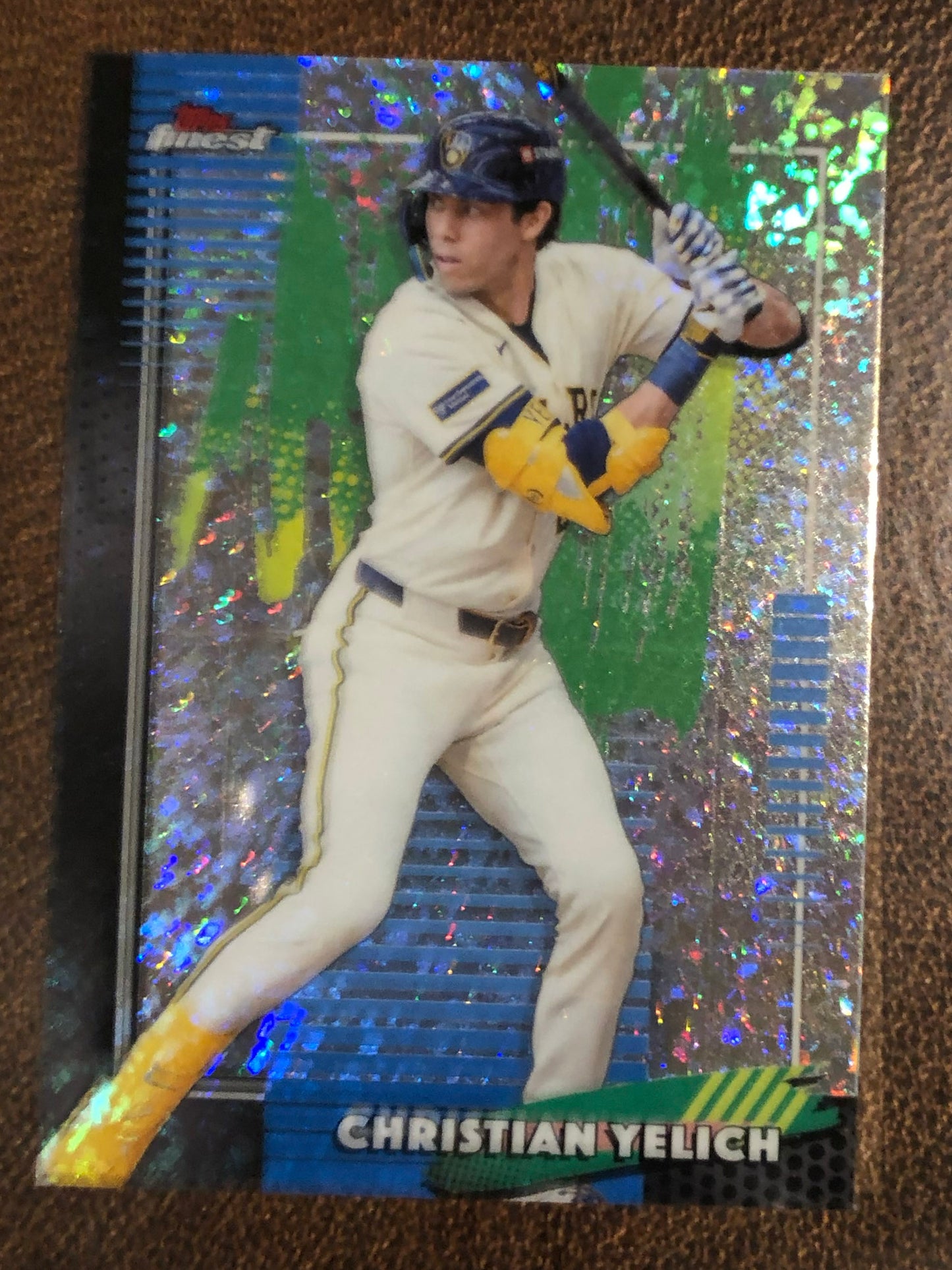 Christian Yelich - 2026 Topps Finest - Common Mini Diamond - Brewers