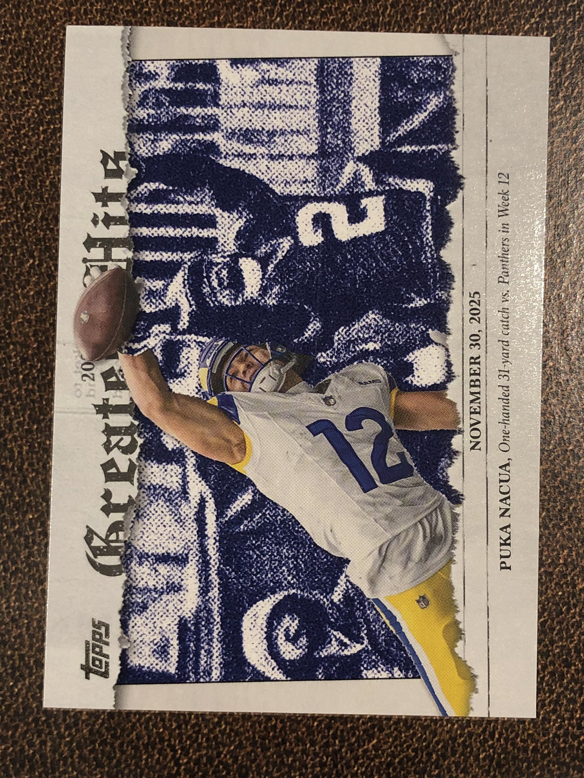 Puka Nacua - 2026 Topps Flagship - Greatest Hits Insert - Rams