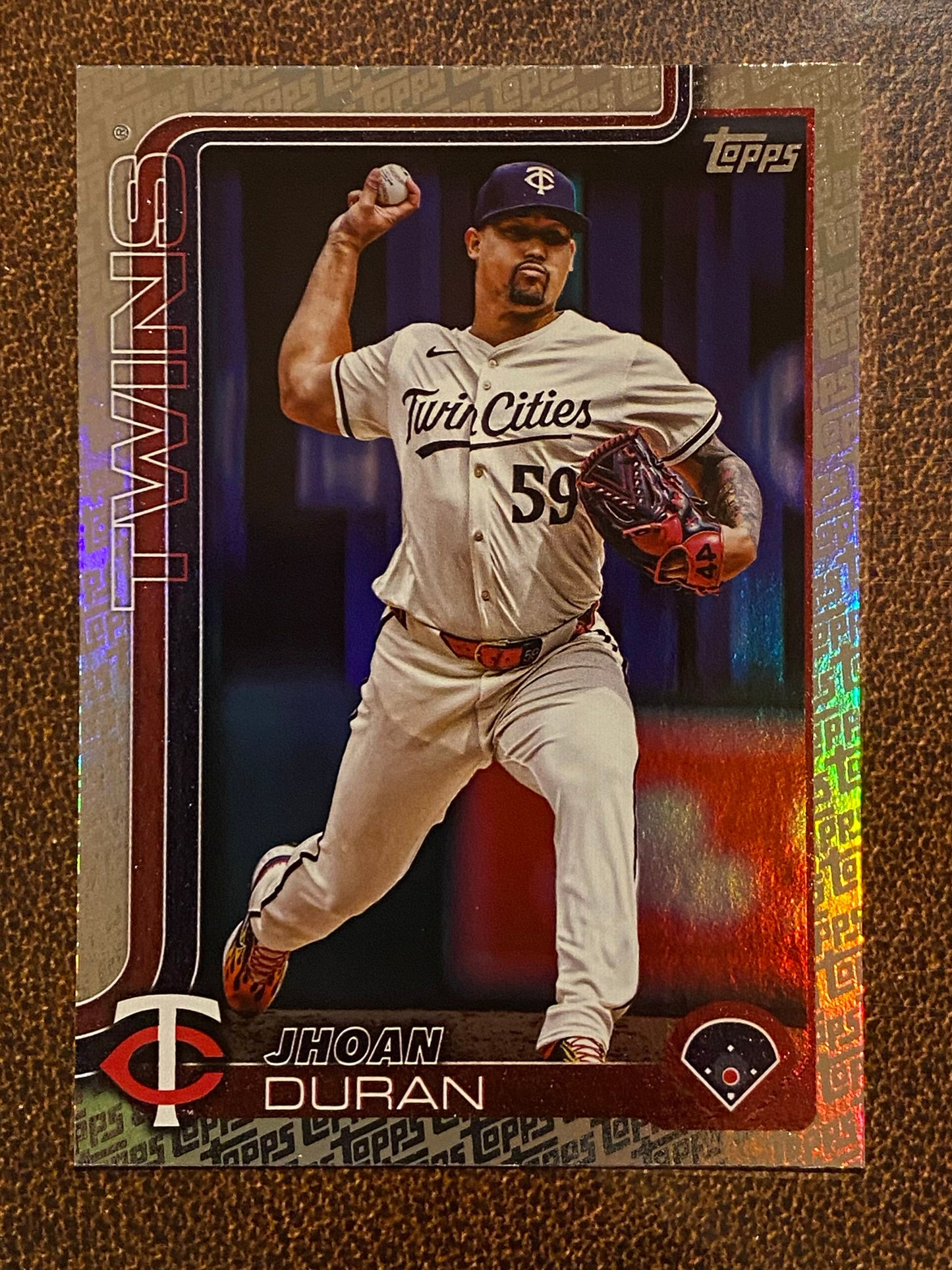 Jhoan Duran - 2025 Topps Series 2 - Fanatics Exclusive Topps Foil Border - Twins