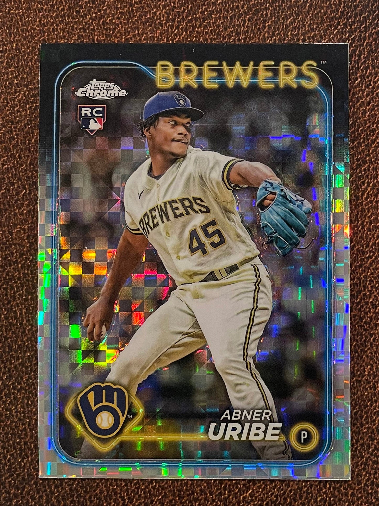 Abner Uribe - 2024 Topps Chrome - XFractor - Brewers