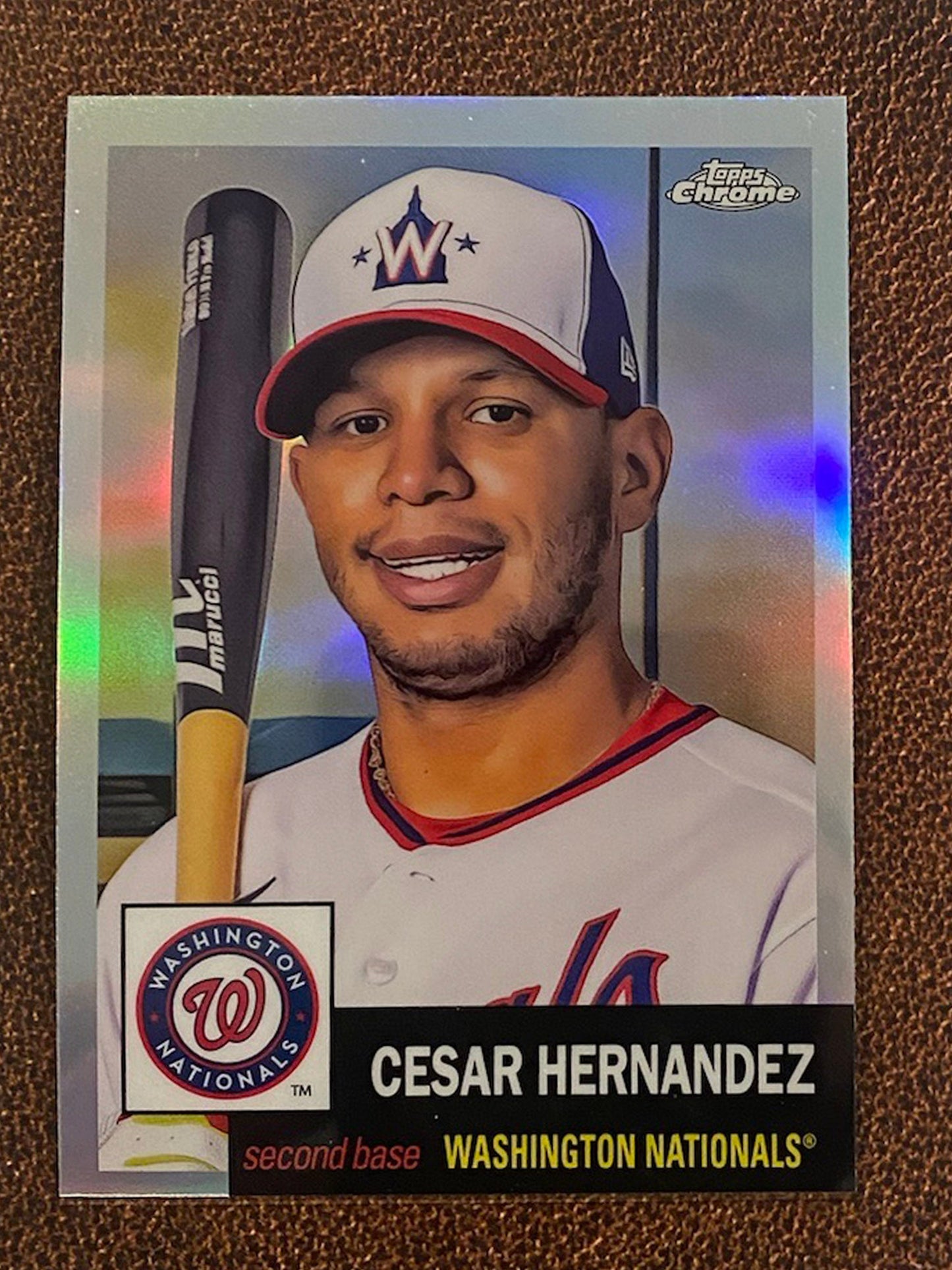 Cesar Hernandez - 2022 Topps Chrome Platinum Anniversary - Refractor - Nationals