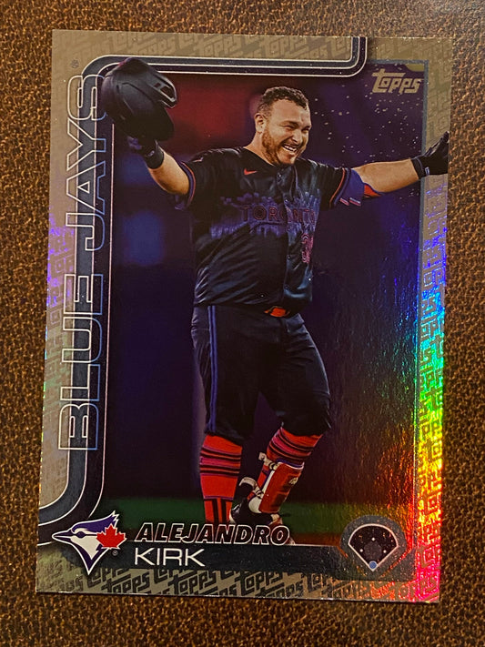 Alejandro Kirk - 2025 Topps Series 2 - Fanatics Exclusive Topps Foil Border - Blue Jays