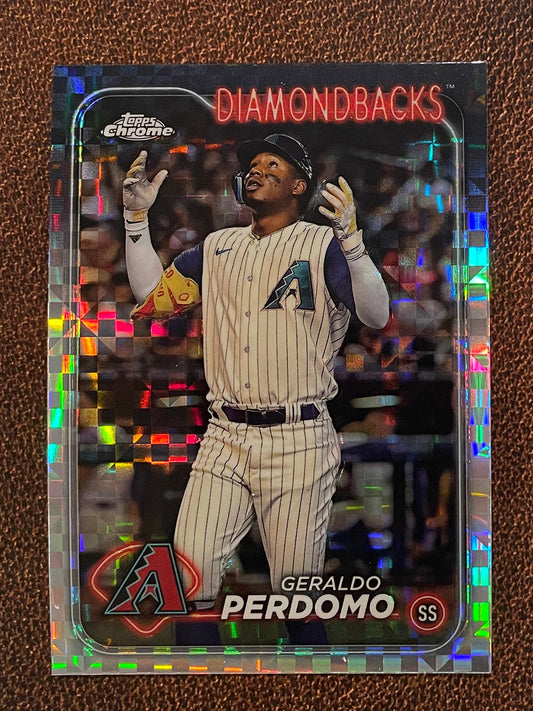 Geraldo Perdomo - 2024 Topps Chrome - XFractor - Diamondbacks