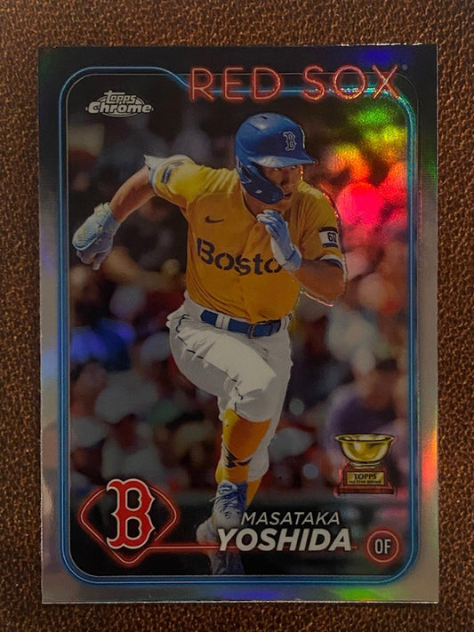 Masataka Yoshida - 2024 Topps Chrome - Refractor - Red Sox