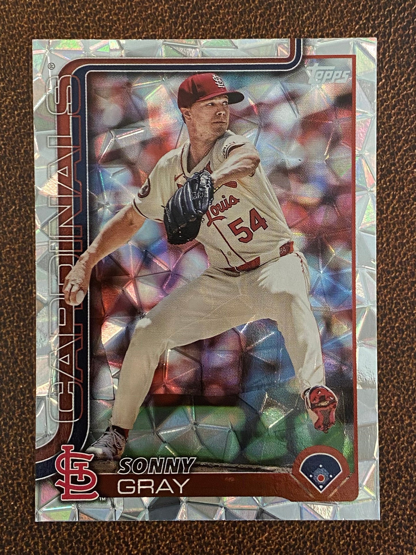 Sonny Gray - 2025 Topps Series 1 - Diamante - Cardinals