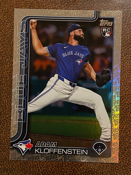Adam Kloffenstein - 2025 Topps Series 2 - Fanatics Exclusive Topps Foil Border - Blue Jays