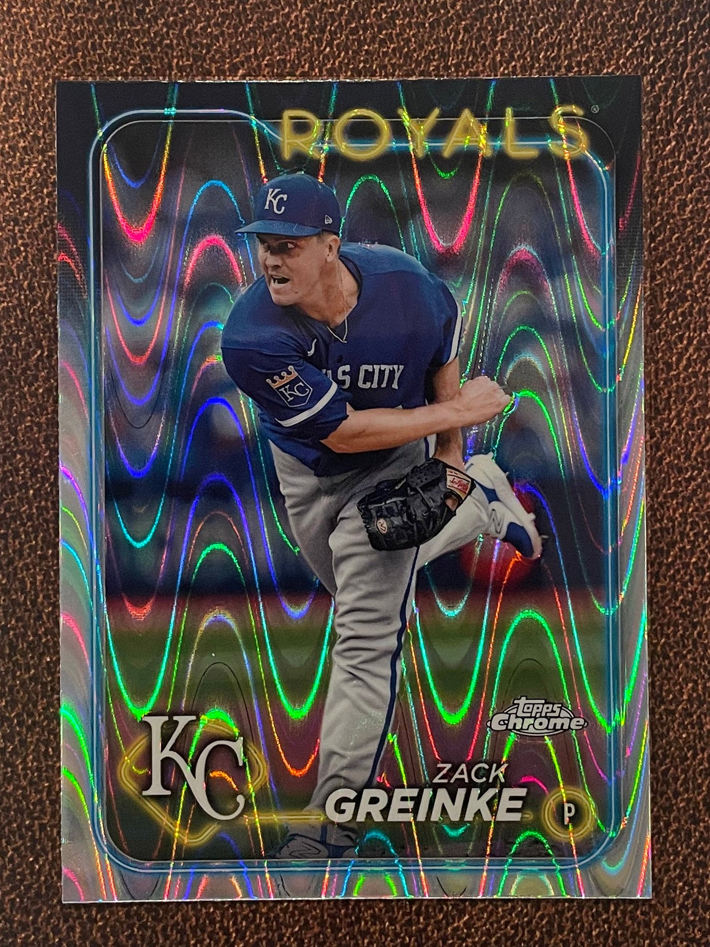 Zack Greinke - 2024 Topps Chrome - Raywave Refractor - Royals