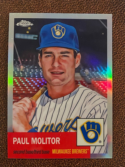 Paul Molitor - 2022 Topps Chrome Platinum Anniversary - Refractor - Brewers