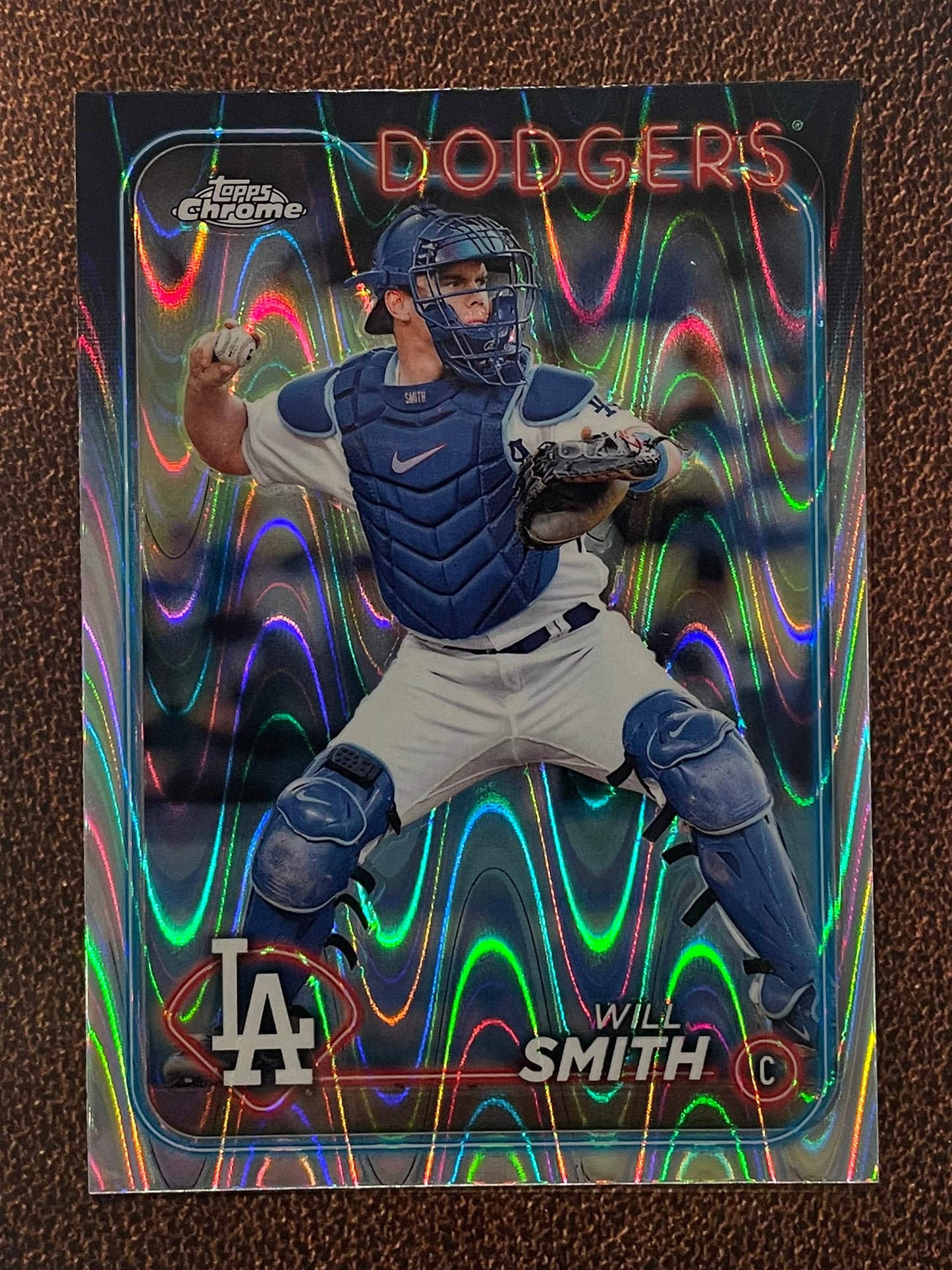 Will Smith - 2024 Topps Chrome - Raywave Refractor - Dodgers