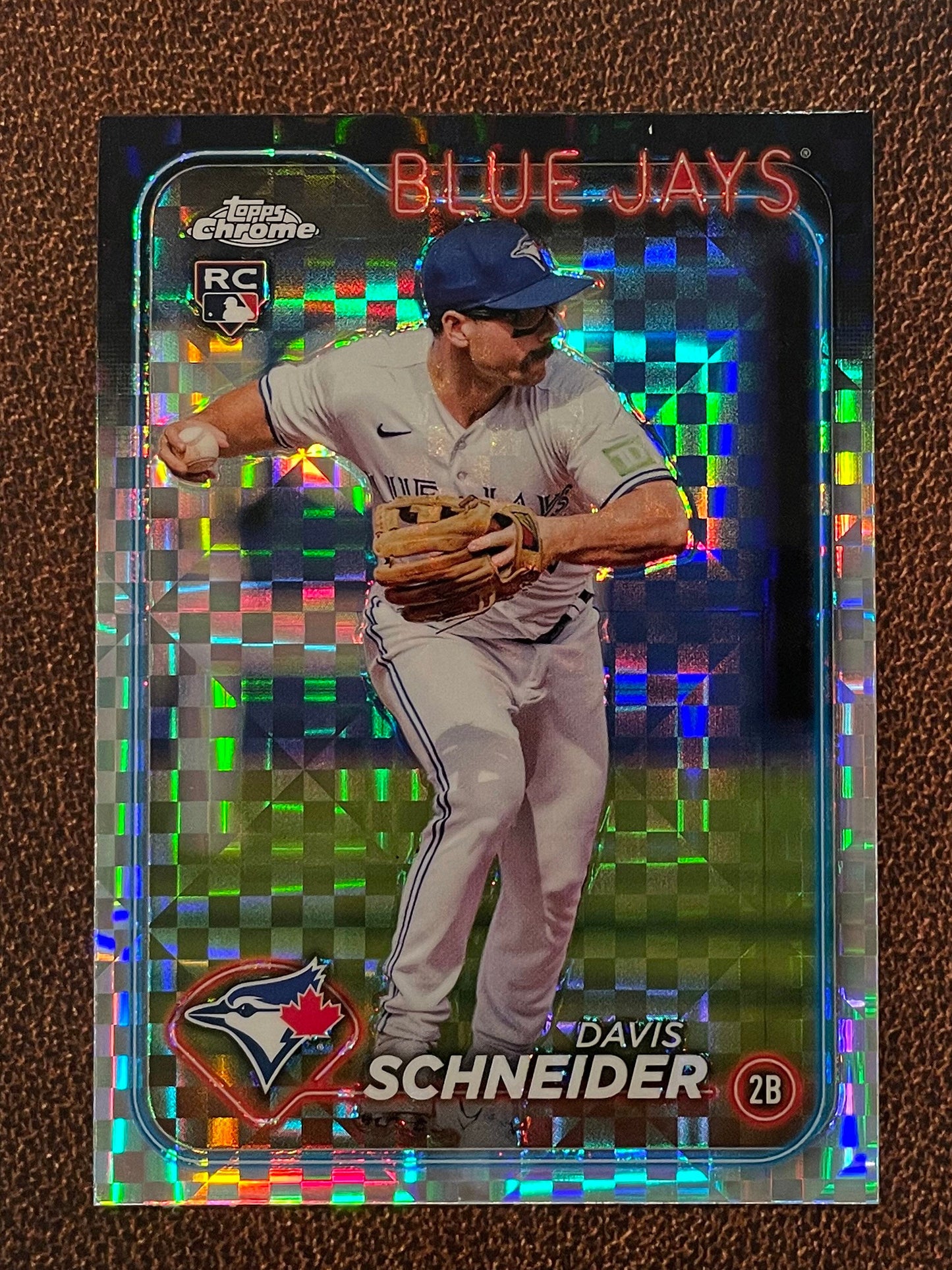 Davis Schneider - 2024 Topps Chrome - XFractor - Blue Jays