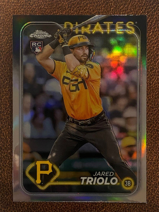 Jared Triolo - 2024 Topps Chrome - Refractor - Pirates