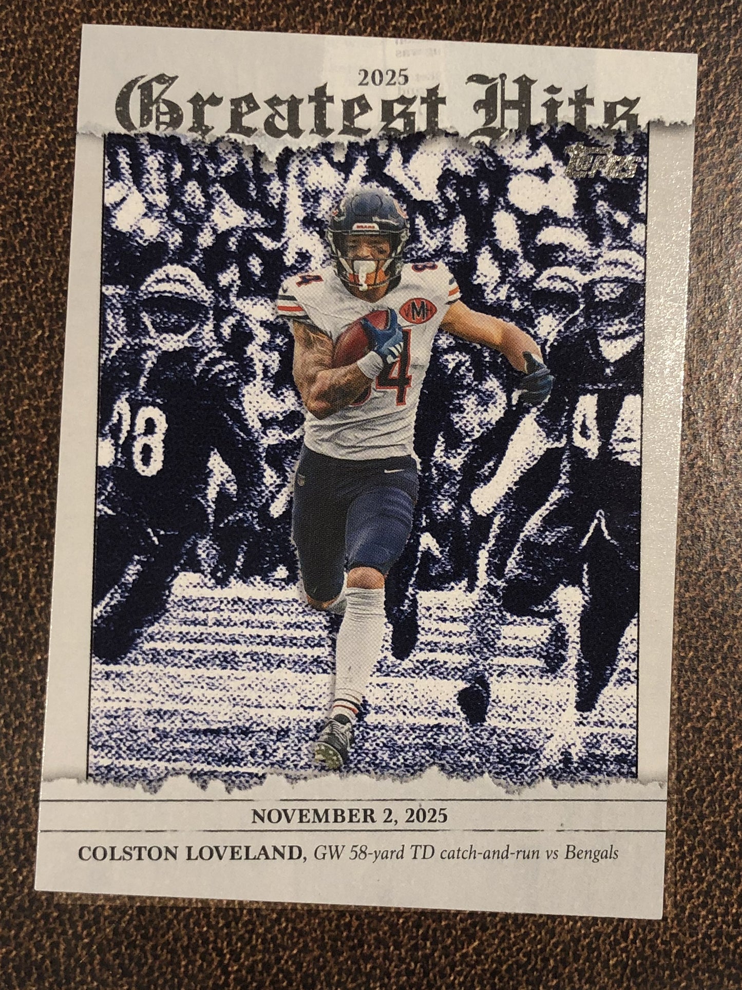 Colston Loveland - 2026 Topps Flagship - Greatest Hits Insert - Bears