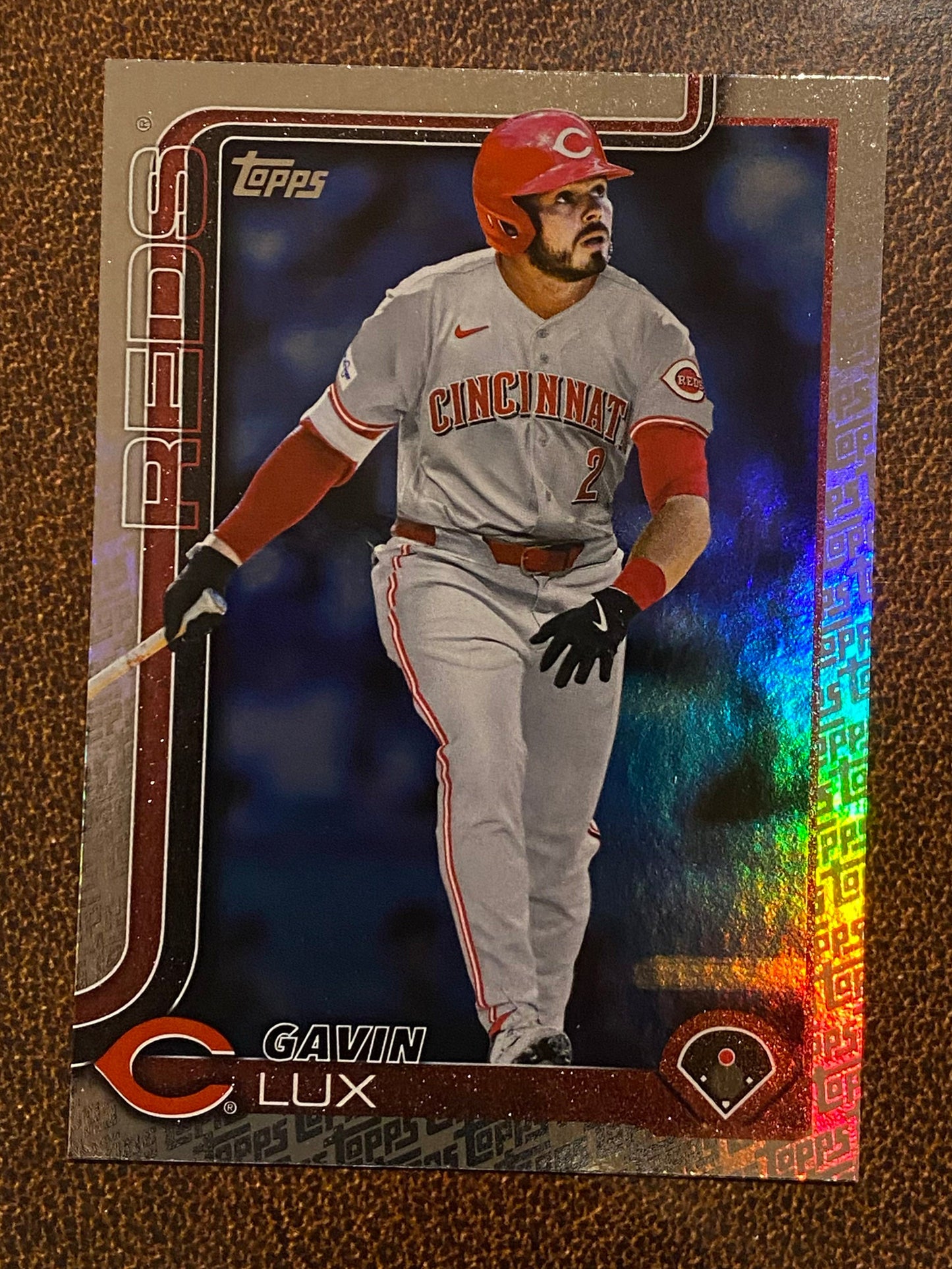 Gavin Lux - 2025 Topps Series 2 - Fanatics Exclusive Topps Foil Border - Reds