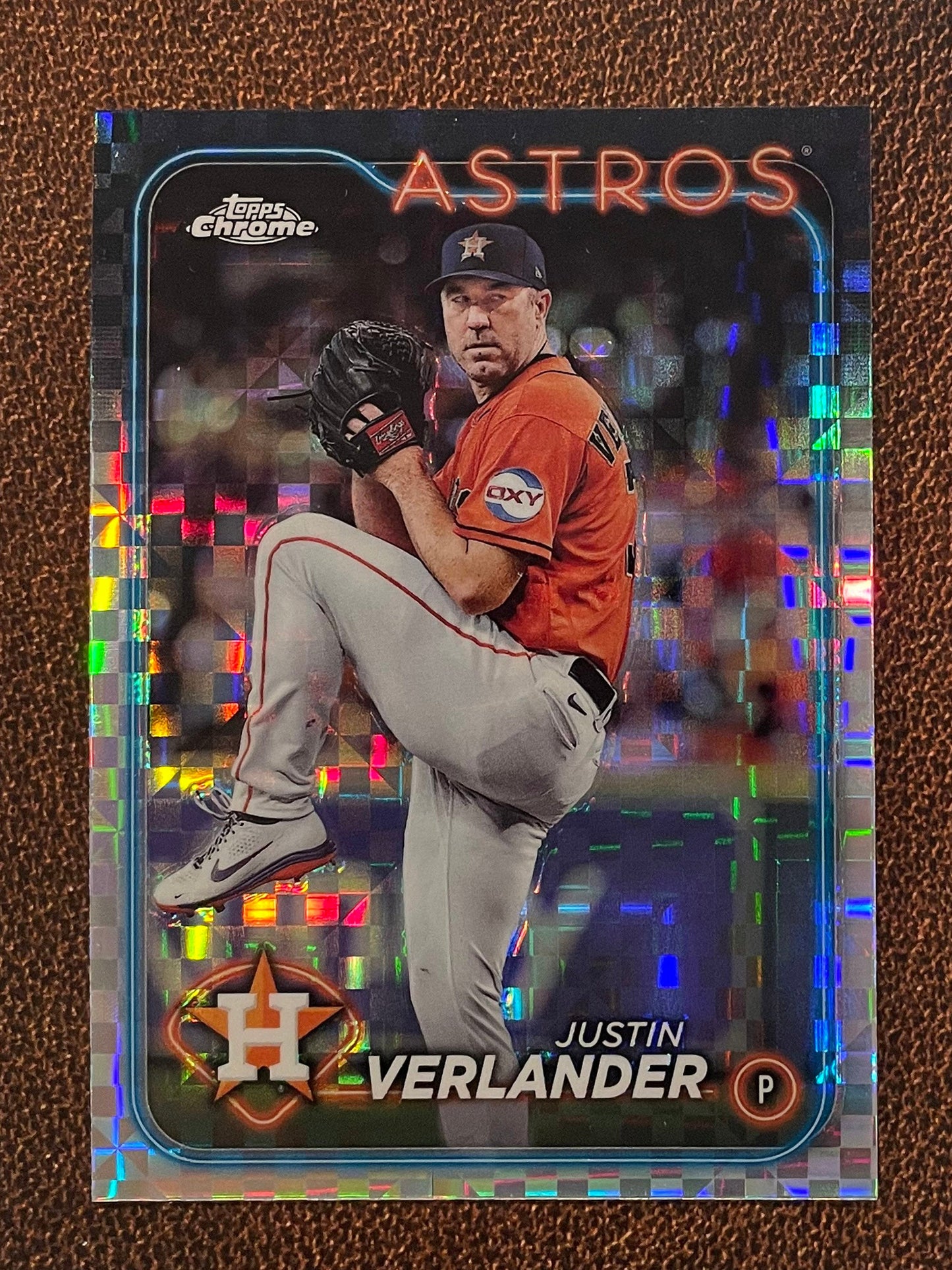 Justin Verlander - 2024 Topps Chrome - XFractor - Astros