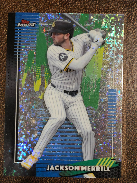Jackson Merrill - 2026 Topps Finest - Common Mini Diamond - Padres
