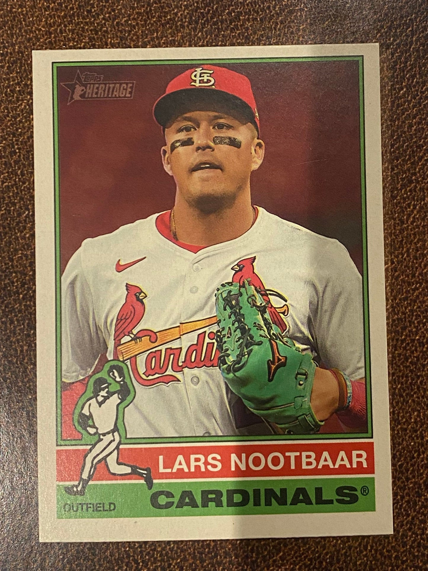 Lars Nootbaar - 2025 Topps Heritage High Number - Short Print - Cardinals