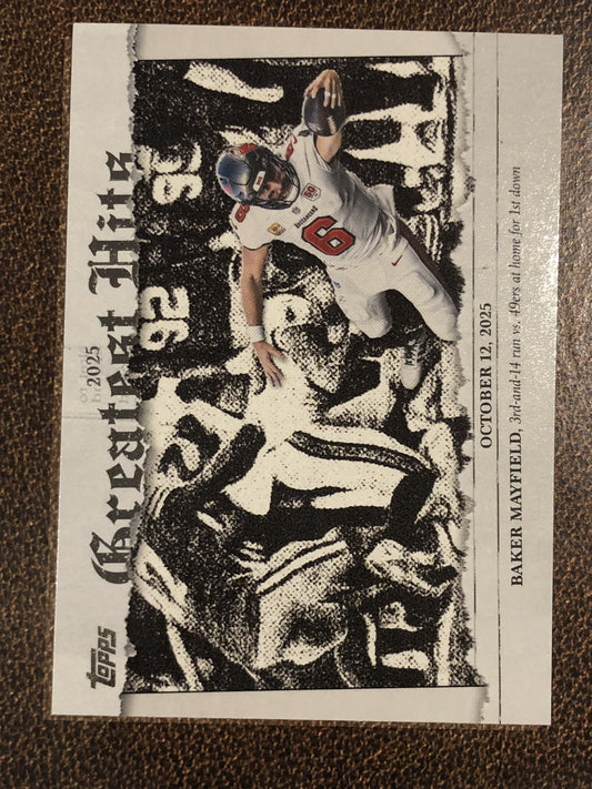 Baker Mayfield - 2026 Topps Flagship - Greatest Hits Insert - Buccaneers