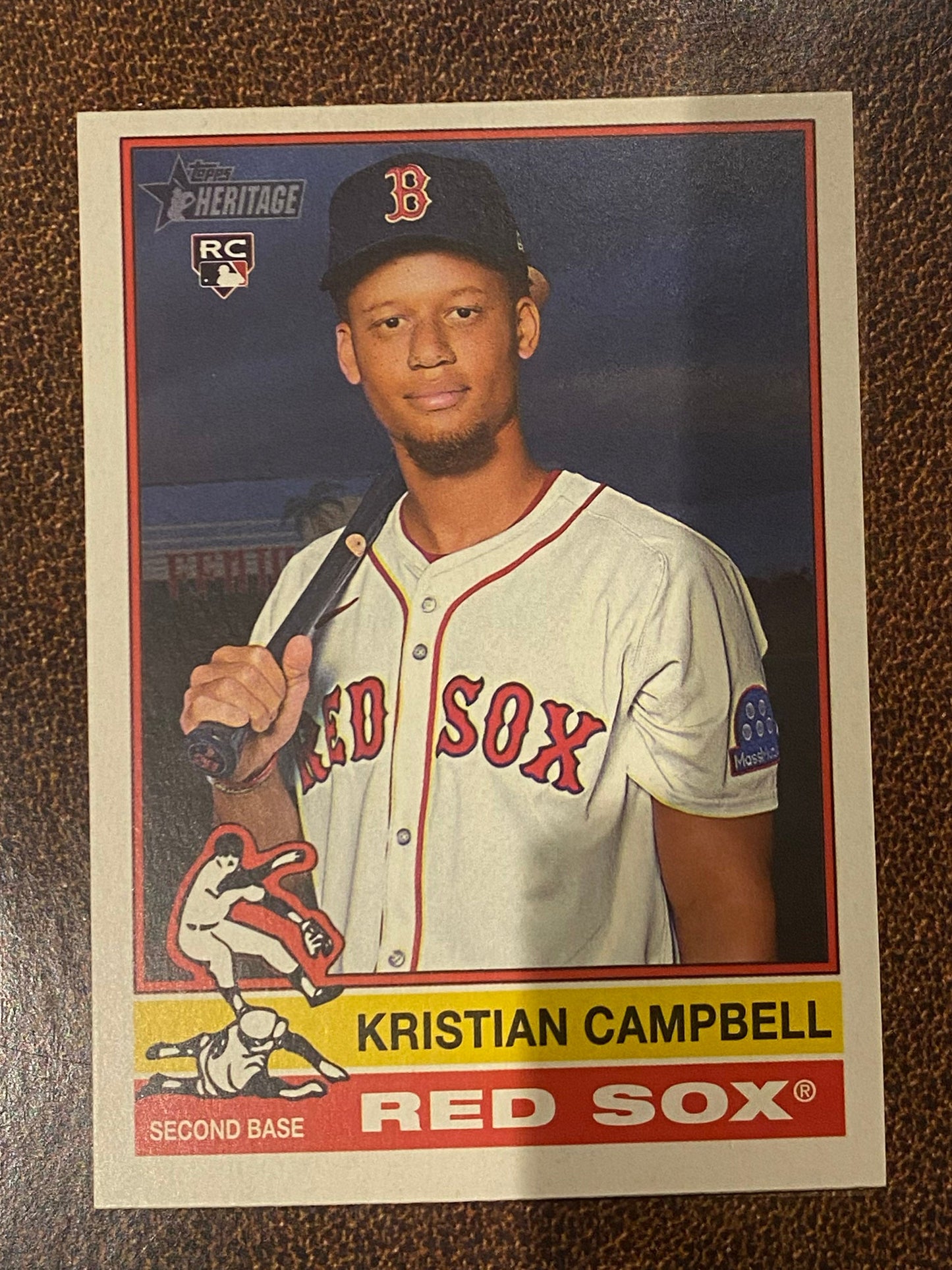 Kristian Campbell - 2025 Topps Heritage High Number - Short Print - Red Sox