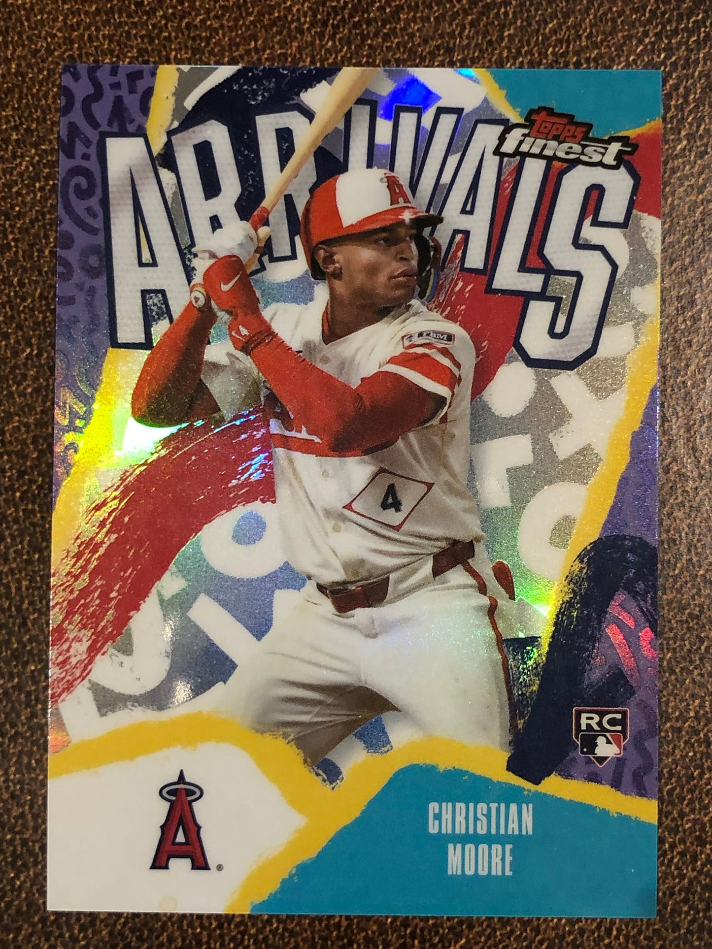 Christian Moore - 2026 Topps Finest - Arrivals Refractor - Angels