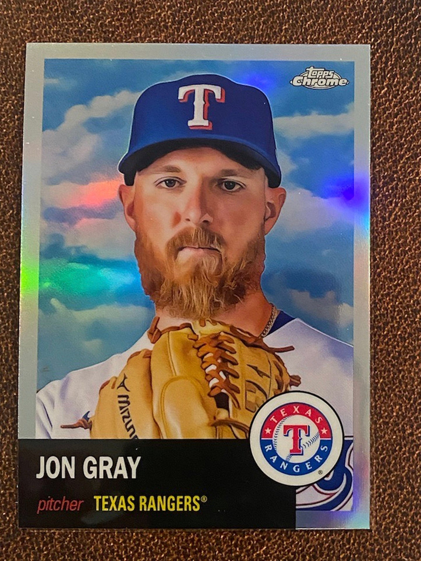 Jon Gray - 2022 Topps Chrome Platinum Anniversary - Refractor - Rangers