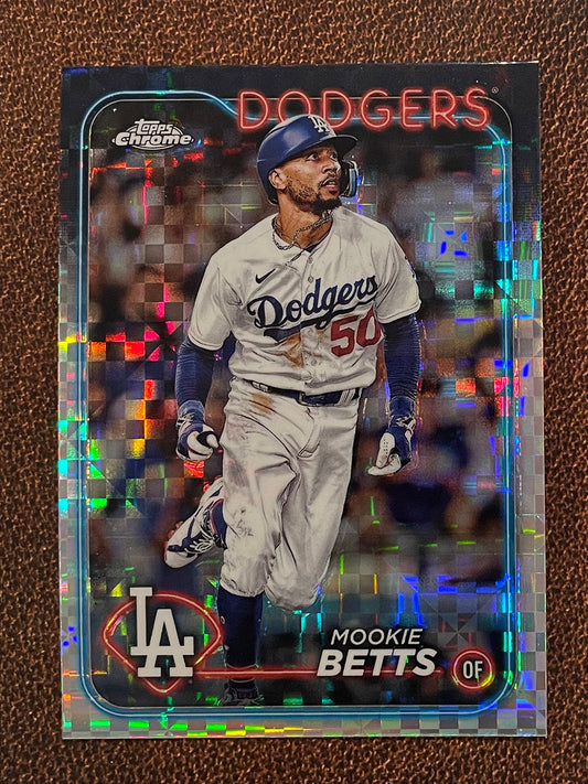 Mookie Betts - 2024 Topps Chrome - XFractor - Dodgers